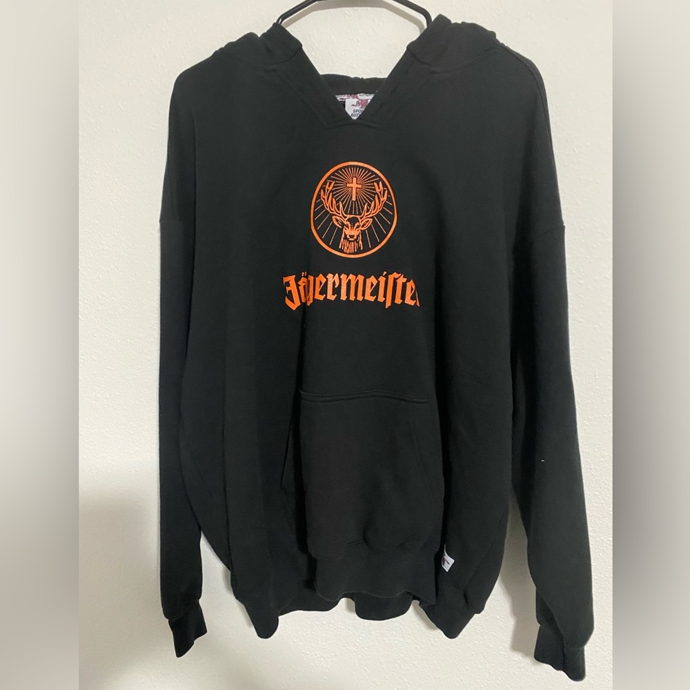JAGERMEISTER Hoodie BLACK/ORANGE, XL